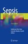 "Sepsis", Third Edition, Guillermo Ortiz-Ruiz, Carmelo Dueñas-Castell, Editors. Blaues Cover mit buntem, verschwommenem Bereich.