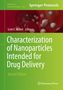 "Characterization of Nanoparticles Intended for Drug Delivery, Second Edition." Grüner Hintergrund, molekulare Darstellung.