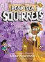 "THE DEAD SEA SQUIRRELS" - "The Kid's Speech". Kind in gelbem Umhang spricht am Pult, Eichhörnchen auf der Schulter., Buch