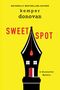 Text: "Sweet Spot", "Kemper Donovan", "A Ghostwriter Mystery". Illustration: Haus in Form einer Füllfeder auf gelbem Hintergrund., Buch