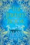 Titel "THE JEWELED BOOK" von Alan Hlad; blaues Logo mit aufgeschlagenem Buch. Oben rechts: "Cover to be revealed soon!", Buch