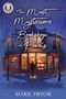 „Cover to be revealed soon! THE MOST MYSTERIOUS BOOKSHOP IN PARIS by Mark Pryor.” Blaues Design mit Logo unten.