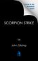 "Scorpion Strike" von John Gilstrap angekündigt; "Cover to be revealed soon!" steht oben rechts. Unten ist ein Logo.