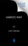 Text: "Cover to be revealed soon! HARM'S WAY by John Gilstrap." Unten ein blaues Logo mit einem stilisierten Buch.