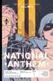 "THE TRUE LIVES OF THE FABULOUS KILLJOYS: NATIONAL ANTHEM. Zwei stilisierte Figuren in Comic-Stil, mit auffälligen Masken."