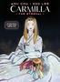 "Carmilla: The Eternal", darunter eine Frau in traditioneller Kleidung mit langen Haaren; Text: "Conclusion to the award-winning vampire saga"., Buch