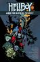 „HELLBOY AND THE B.P.R.D. 1955-1957“ Illustration zeigt Hellboy mit Monstern und Kreaturen in einer dunklen, dramatischen Szene., Buch
