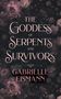 "The Goddess of Serpents and Survivors" von Gabrielle Eismann. Stilvolle Schrift auf floralem, dunklem Hintergrund., Buch