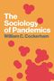 "The Sociology of Pandemics" von William C. Cockerham. Rote Kreise auf orangefarbenem Hintergrund., Buch