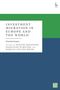 Text: "Investment Migration in Europe and the World. Current Issues. Edited by Dimitry Kochenov, Madeleine Sumption and Martijn van den Brink." Einfache, zweifarbige Buchcovergestaltung mit Logo., Buch