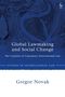 "Global Lawmaking and Social Change: The Varieties of Customary International Law." Blaues abstraktes Muster, Hirschlogo obenlinks., Buch
