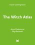 Text: "Cover Coming Soon. The Witch Atlas. Anna Claybourne, Olga Baumert." Grüner Hintergrund mit weißem Text. 