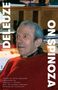 Cover-Text: "DELEUZE ON SPINOZA". Darunter: "Edited by David Lapoujade" und weitere Details. Porträt eines älteren Mannes.