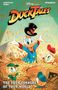 "DUCKTALES", "VOL. 1: THE FOUR CORNERS OF YOUR WORLD". Ein Comic mit reichen Enten in einem Geldraum., Buch