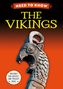 "Need to Know: The Vikings" in gelbem Text vor rotem Hintergrund. Eine hölzerne Drachenschnitzerei ist unten zu sehen.