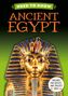 Text: "NEED TO KNOW ANCIENT EGYPT. INCLUDES FUN QUIZZES AND PROJECT IDEAS." Darstellung: Pharaonenmaske Tutanchamuns.