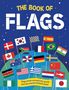 „THE BOOK OF FLAGS“. Darunter viele Länderflaggen auf einem stilisierten Globus und bunte Punkte im Hintergrund.