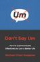 Michael Chad Hoeppner: Don't Say Um, Buch