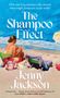 „The Shampoo Effect“ von Jenny Jackson. Strandgemälde mit Frau auf einem bunten Liegestuhl am Meer.