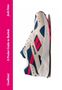 Texte: "Josh Sims", "A Pocket Guide to Reebok", "Unofficial". Ein Sportschuh (weiß, blau, pink)., Buch
