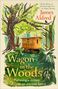 Text: "By the Winner...Nature Writing" und "James Aldred A Wagon in the Woods...forest." Illustration eines Wagens im Wald.