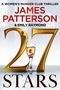 „27 Stars“, „James Patterson“, „Cover to be revealed“. Logo von „Century“ und „Penguin Random House“. Weiße Fläche.