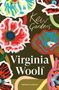 Text: "Kew Gardens", "Virginia Woolf", "VINTAGE CLASSICS". Illustration: Bunte Blumen auf dunklem Hintergrund., Buch