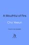 Text: "A Mouthful of Fins", "Cho Yeeun", "Cover to be revealed". Unten ein stilisiertes Logo und "doubleday". Hellblauer Hintergrund., Buch