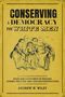 "CONSERVING A DEMOCRACY FOR WHITE MEN." Illustration von fünf Männern in historischer Kleidung, angedeuteter Hintergrund.