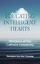 Text: "EDUCATING INTELLIGENT HEARTS", "Horizons of the Catholic University", "Monsignor Guy-Réal Thivierge". Hintergrund: Meereshorizont.