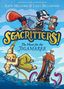 "Seacritters! The Hunt for the Jigamaree" ist der Titel. Ein Schwarz-Weiß-Tier, ein Nagetier, Seil, Schiff, Tentakel.