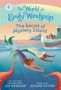 "The World of Emily Windsnap: The Secret of Mystery Island." Eine Meerjungfrau schwimmt neben einem Boot, Tentakel im Vordergrund.