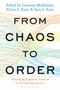 "From Chaos to Order" steht groß, darüber blaue Pfeile und darunter orange Schrift, die kognitive Herausforderungen anspricht., Buch