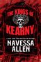 Text: „A life on the road never looked so good... The Kings of Kearny. Navessa Allen.“ Ein bärtiger Mann auf einem Motorrad.