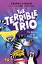 "The Terrible Trio: The Mystery of the Lost Cape" zeigt ein Zebra, ein Nilpferd und eine Figur, die Taucherbrillen tragen., Buch