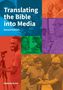 Titel: "Translating the Bible into Media", Andreas Ernst. Sechs Bilder in bunten Farbblöcken zeigen Menschen beim Arbeiten.