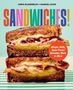 Der Text lautet: "JORIS BIJDENDIJK + SAMUEL LEVIE SANDWICHES! Wraps, Rolls, Open-Faced Sammies, Buns & More". Ein Sandwich mit Schinken und Käse., Buch