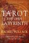 40th Anniversary Edition, Tarot: The Open Labyrinth, Rachel Pollack. Illustration: Labyrinth vor rotem Hintergrund.