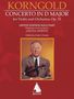 Erich Wolfgang Korngold (1897-1957): Erich Korngold: Violin Concerto in D Major, Op. 35 - Critical Edition - Fingerings and Bowings by Jascha Heifetz, Edited by Endre Granat, Noten
