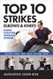 "Top 10 Strikes: Elbows & Knees. Every Fighter Should Know." Unten Text: "Muay Thai, Kung Fu, MMA, Sambo, Krav Maga, Karate"., Buch