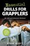 Buchcover: "Essential Drills for Grapplers", "50+ Skill and Endurance Workouts". Zwei Männer im Kampftraining.