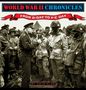 "World War II Chronicles", "From D-Day to V-E Day", "By Julie Klam". Soldaten im Gespräch mit Offizier in Militäruniform., Buch