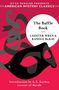Eine schwarze Maske vor einem roten Hintergrund, weiße Texte: "The Baffle Book" und Autoren. Schlangenförmige Bänder um die Maske.