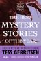 "The Best Mystery Stories of the Year 2026" von Tess Gerritsen, lila Hintergrund, stilisierter Rabe.