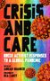 "Crisis and Care: Queer Activist Responses to a Global Pandemic." Regenbogenhintergrund mit Viruspartikeln.