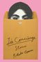 „Lie Concierge Stories Kikuko Tsumura“ auf Umschlag. Schwarz-weißes Gesicht schaut heraus. Hintergrund in Rosa., Buch