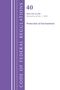 Office Of The Federal Register: Code of Federal Regulations, Title 40 Protection of Environment 425-699, Revised as of July 1, 2025, Buch, Buch