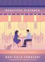 Text: Beautiful Distance, A Novel, Foreword by Katie Kitamura, Nao-Cola Yamazaki, Translated by Charlotte Goff. Zwei Menschen sitzen im Café., Buch