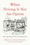 "When Driving Is Not An Option", "Steering Away from Car Dependency", "Anna Letitia Zivarts", Illustration: Menschen an Bushaltestelle.