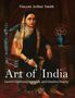 Vincent Arthur Smith, Art of India: Sacred traditions, temples, and timeless beauty. Illustration einer elegant gekleideten Frau.